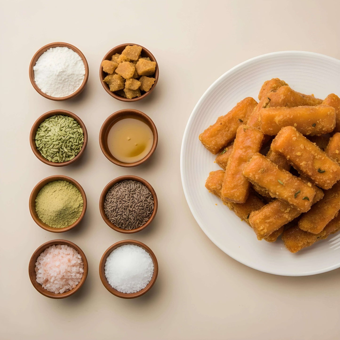 Gud Para (Jaggery-Glazed Crunch Bites)