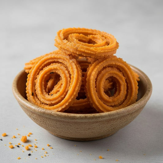 Murukku (Twisted Rice & Dal Crunch)