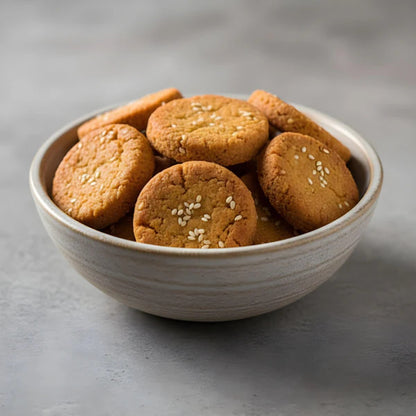 Tikri (Sesame-Jaggery Brittle)