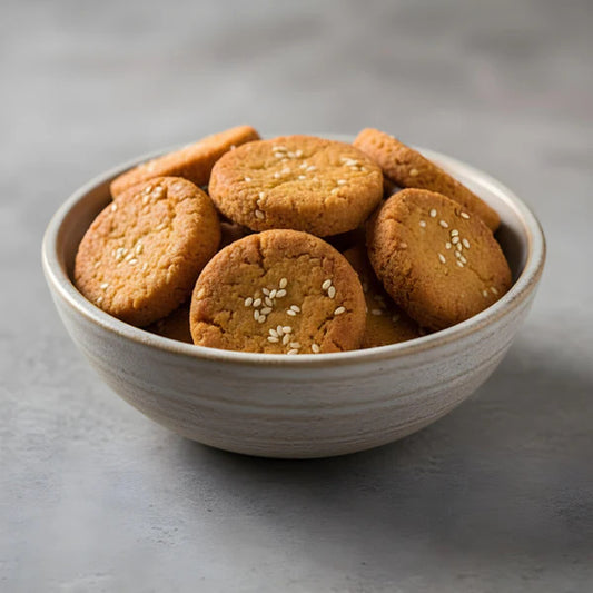 Tikri (Sesame-Jaggery Brittle)