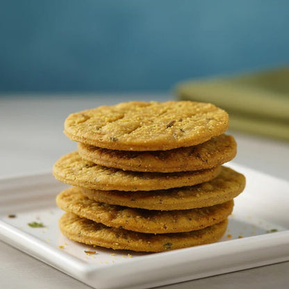 Moong Dal Mathri (Crispy Lentil Snack Bites)