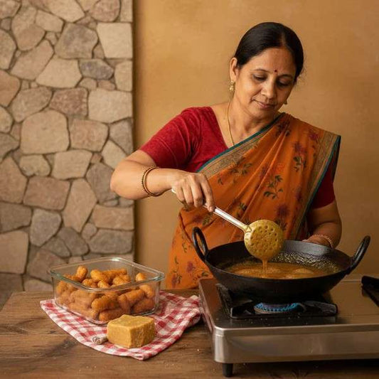 Gud Para (Jaggery-Glazed Crunch Bites)