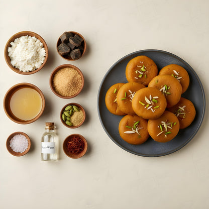 Lal Peda (Slow-Roasted Milk Fudge)