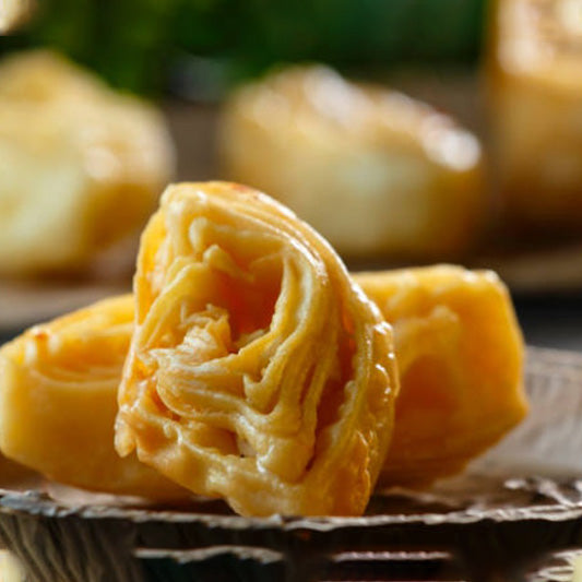 Khaja (Flaky Layered Pastry Sweet)