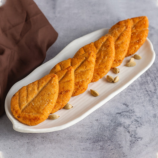 Thekua (Whole Wheat Jaggery Cookie)