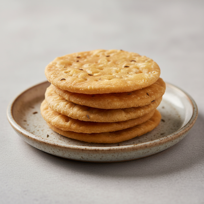 Methi Mathri (Fenugreek-Flavoured Crisp Discs)