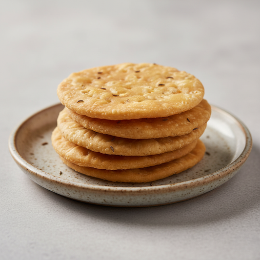 Methi Mathri (Fenugreek-Flavoured Crisp Discs)
