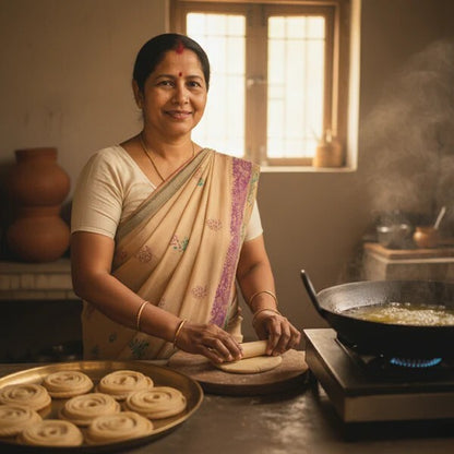 Khaja (Flaky Layered Pastry Sweet)