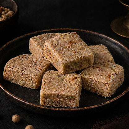 Channa Badam Barfi (Protein-Rich Nut Fudge)