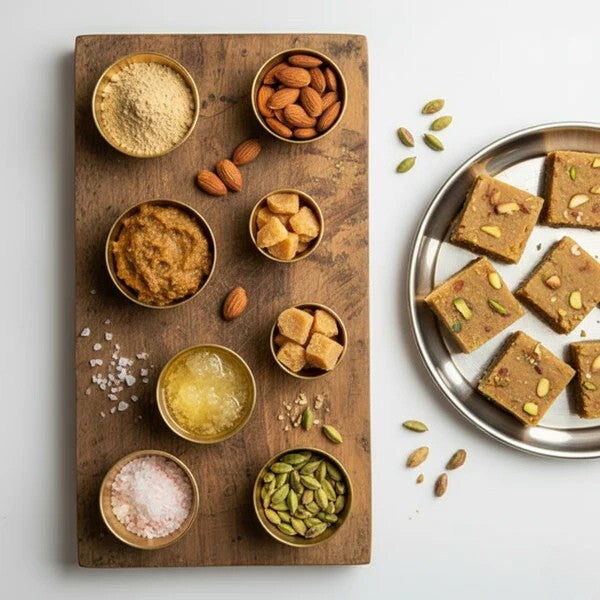 Channa Badam Barfi (Protein-Rich Nut Fudge)