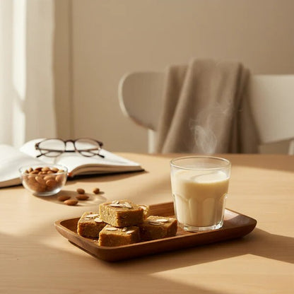 Channa Badam Barfi (Protein-Rich Nut Fudge)