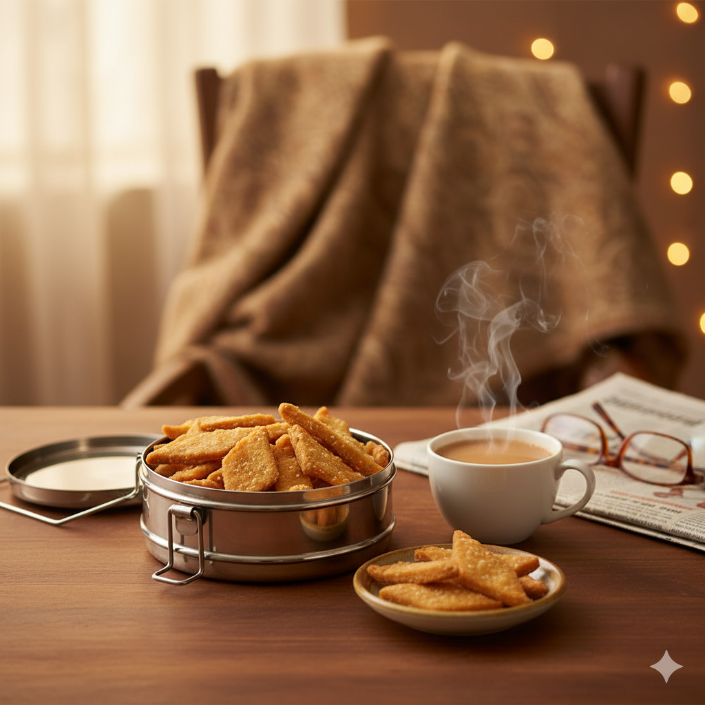 Namak Para (Classic Salty Crisp Bites)