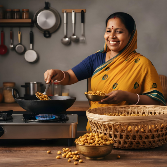 Roasted Channa (Crunchy Protein Snack)