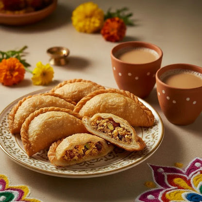 Ghujia (Khoya Dry Fruit Dumpling)