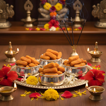 Gud Para (Jaggery-Glazed Crunch Bites)