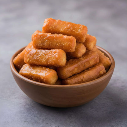 Gud Para (Jaggery-Glazed Crunch Bites)
