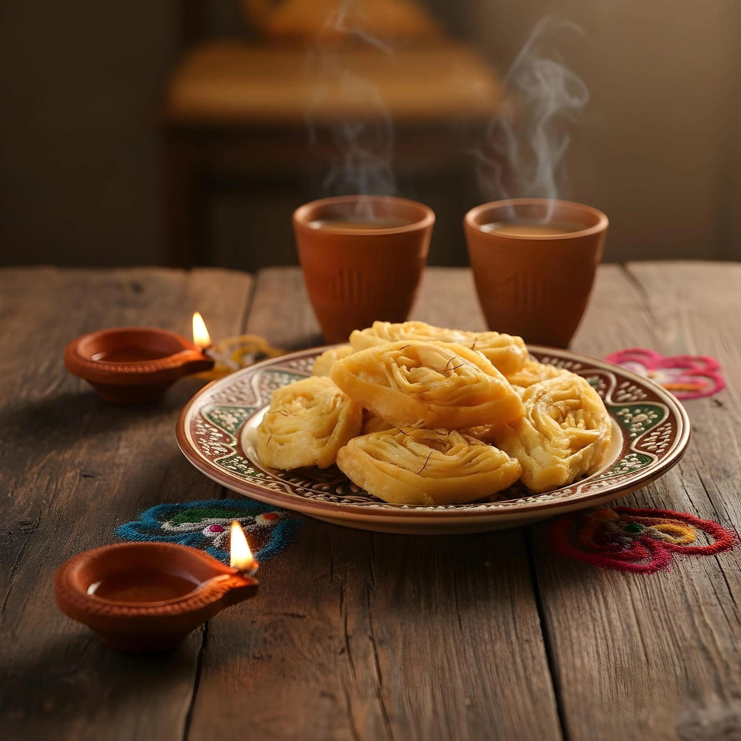 Khaja (Flaky Layered Pastry Sweet)