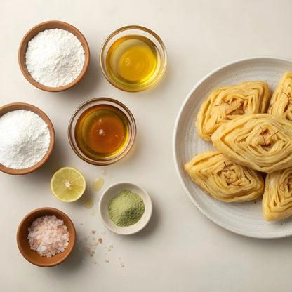 Khaja (Flaky Layered Pastry Sweet)