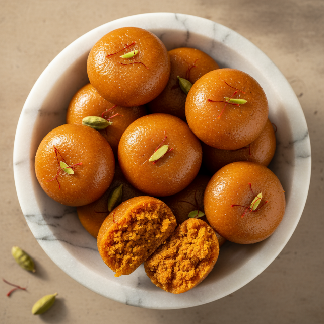 Lal Peda (Slow-Roasted Milk Fudge)