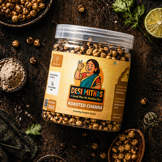 Roasted Channa (Crunchy Protein Snack)