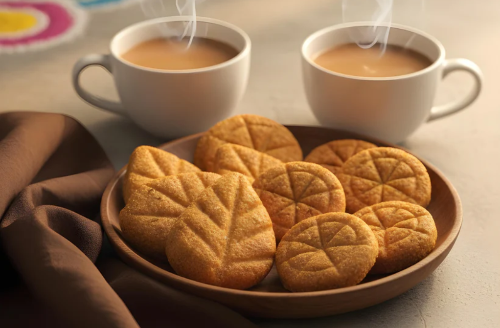 Thekua (Whole Wheat Jaggery Cookie)